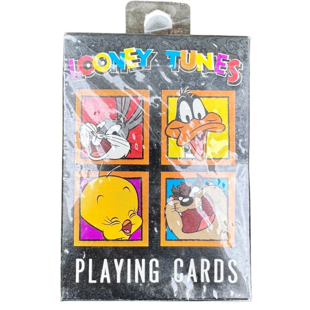 Looney Tunes Playing Cards Deck Bugs Bunny Sealed Vintage 1993 Retro Made USA